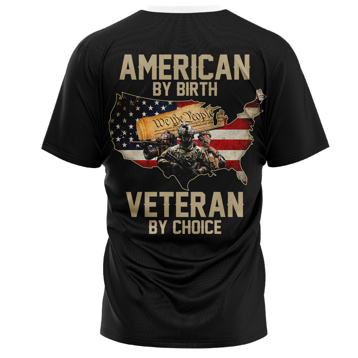 American By Birth Veteran By Choice Shirt