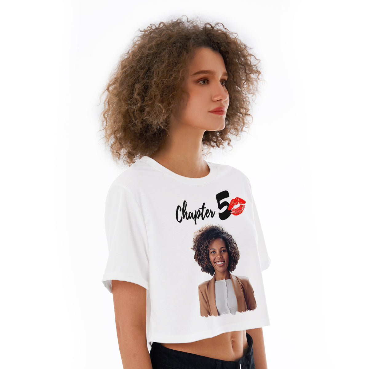 Women&#39;s Cropped T-shirt, Fabulous Since 1974 50th Birthday Unique T Shirt For Woman - ALK