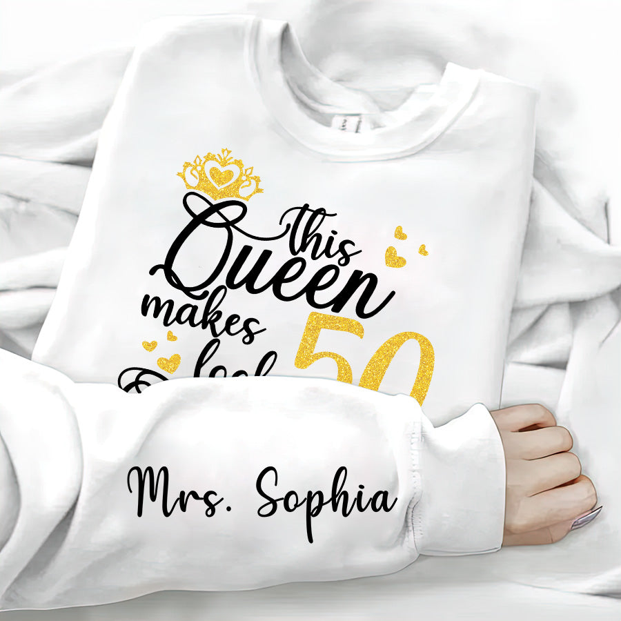 Personalised 50th Birthday Gifts, Gift Ideas 50th Birthday Woman-This Queen makes look 50 fabulous