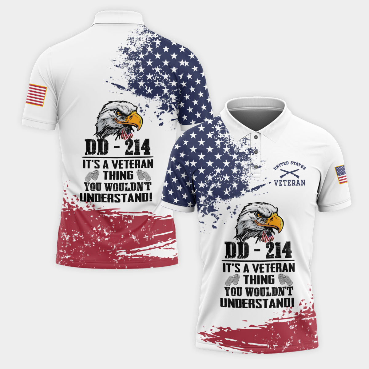DD-214 It‘s A Veteran Thing You Wouldn’t Understand Polo