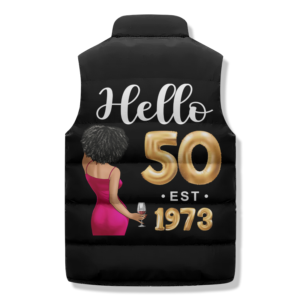 Puffer Vest - Personalised 50th Birthday Gifts, Gift Ideas 50th Birthday Woman