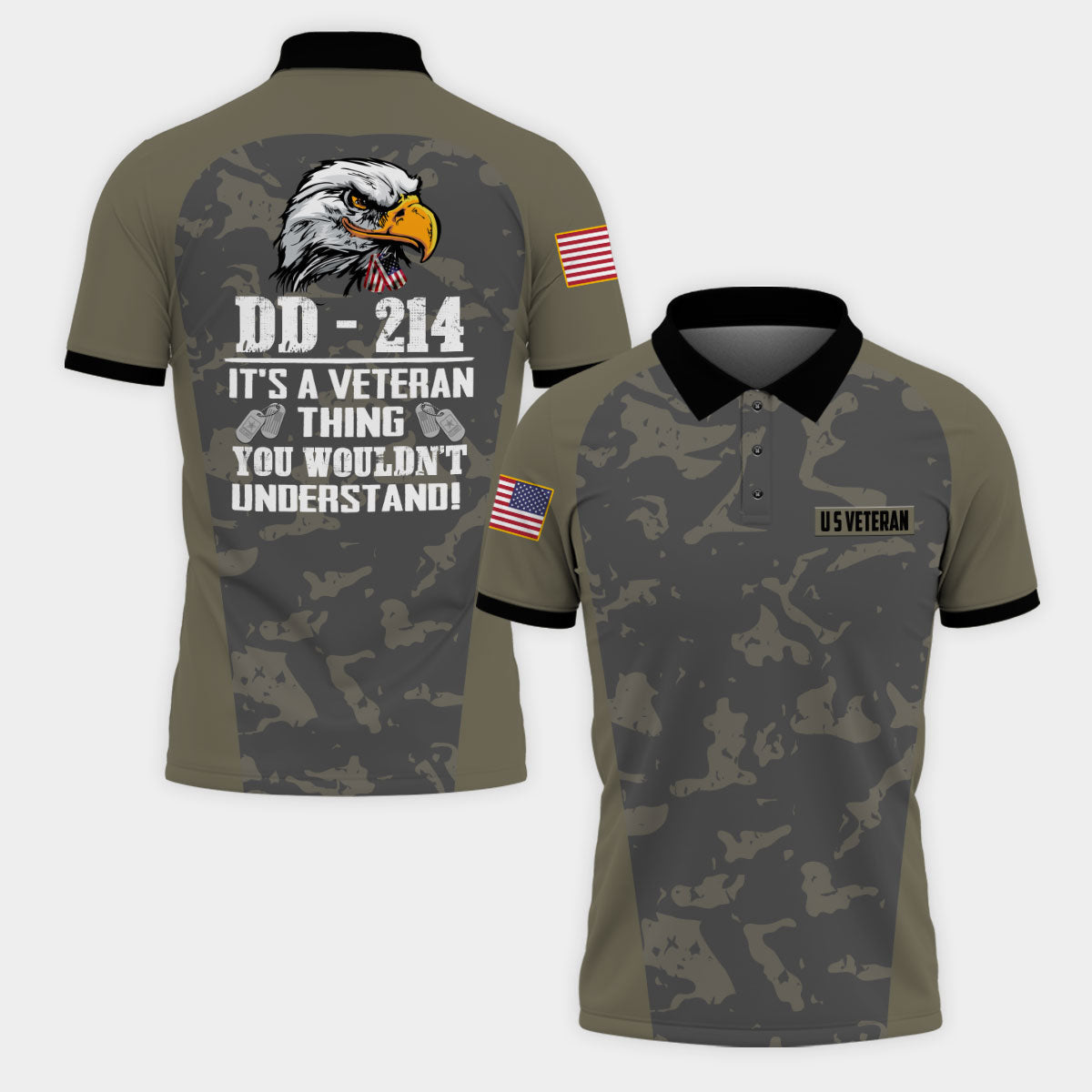 DD-214 It‘s A Veteran Thing You Wouldn’t Understand Polo