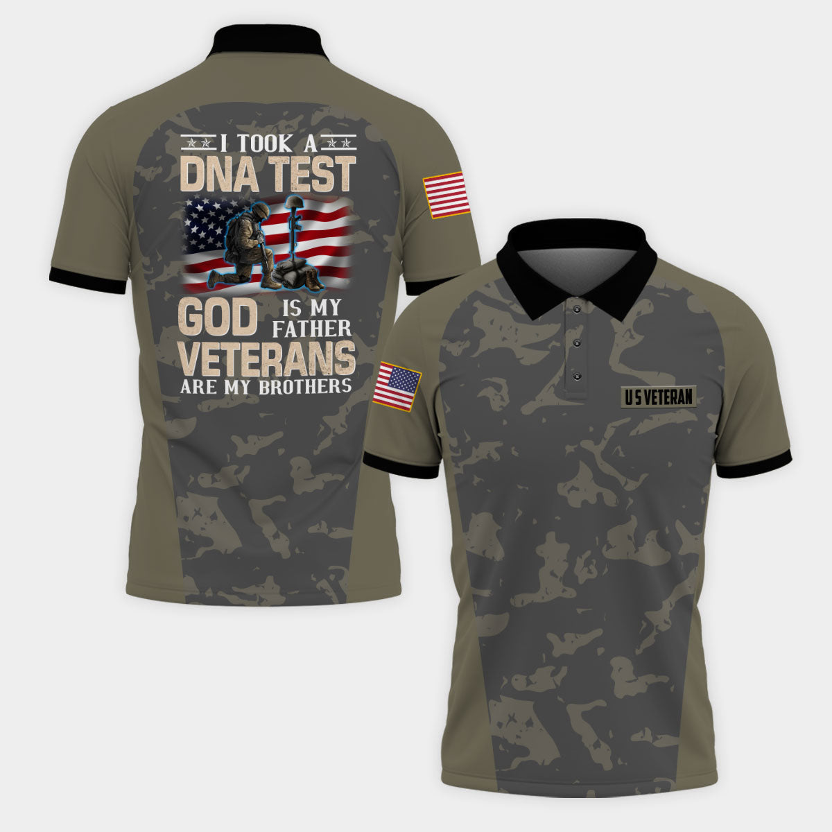 I Took A DNA Test God Is My Father Veterans Are My Brothers