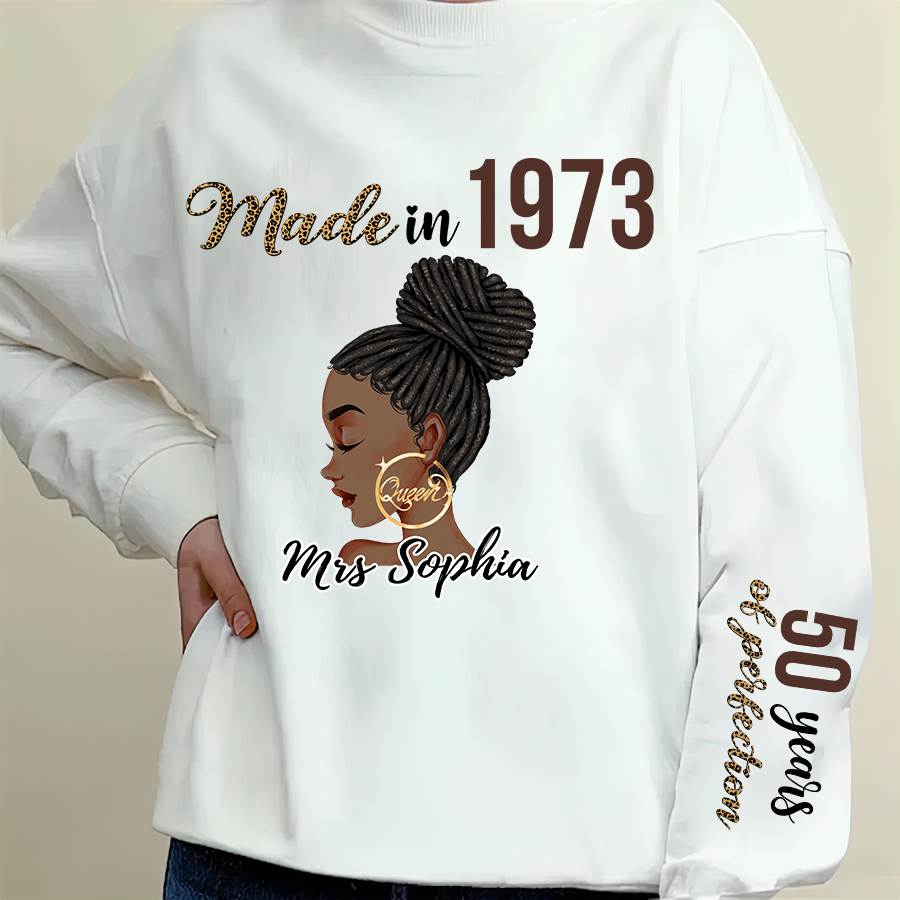 50th Birthday Shirts For Her, Personalised 50th Birthday Gifts, 1973 T Shirt, 50 And Fabulous Shirt, 50th Birthday Shirt Ideas, Gift Ideas 50th Birthday Woman