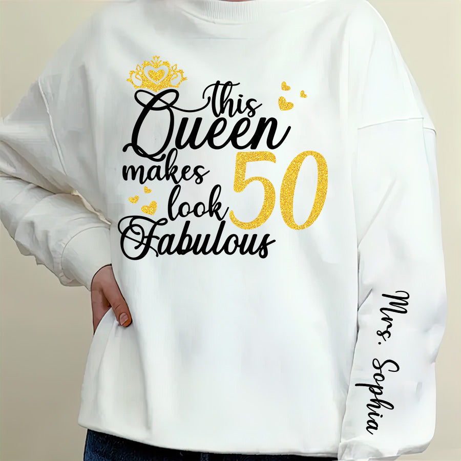 Personalised 50th Birthday Gifts, Gift Ideas 50th Birthday Woman-This Queen makes look 50 fabulous