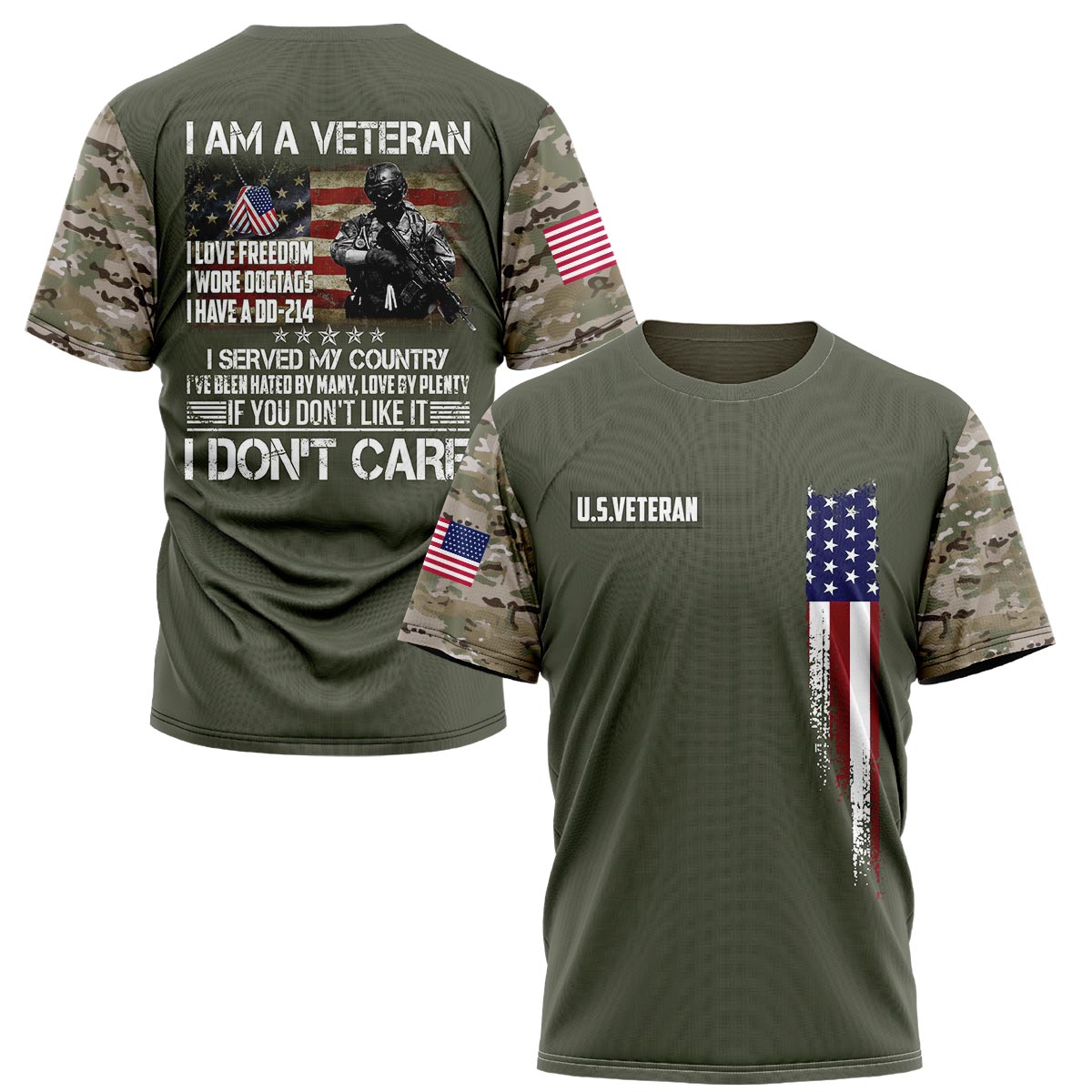 I Am A Veteran I Have A DD-214 Shirts