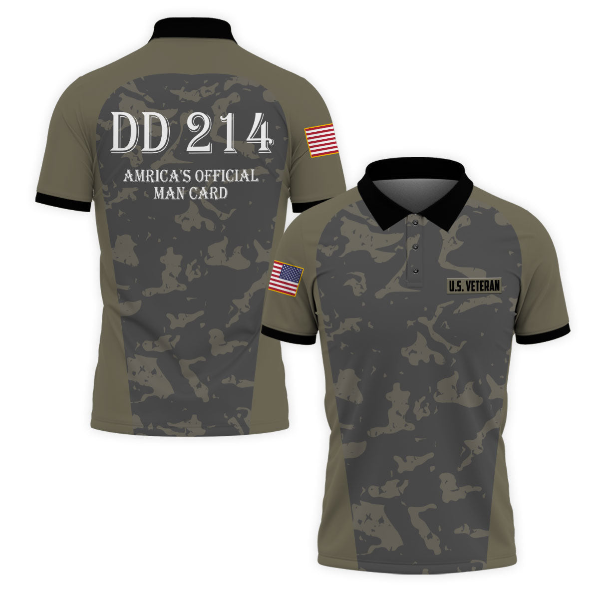 DD-214 America‘s Official Man Card Shirt