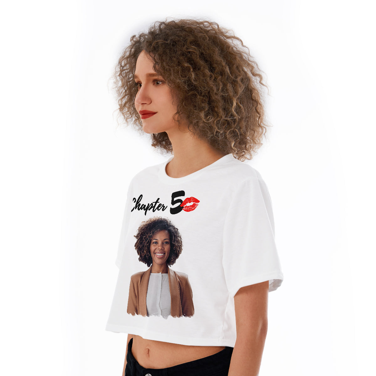 Women&#39;s Cropped T-shirt, Fabulous Since 1974 50th Birthday Unique T Shirt For Woman - ALK