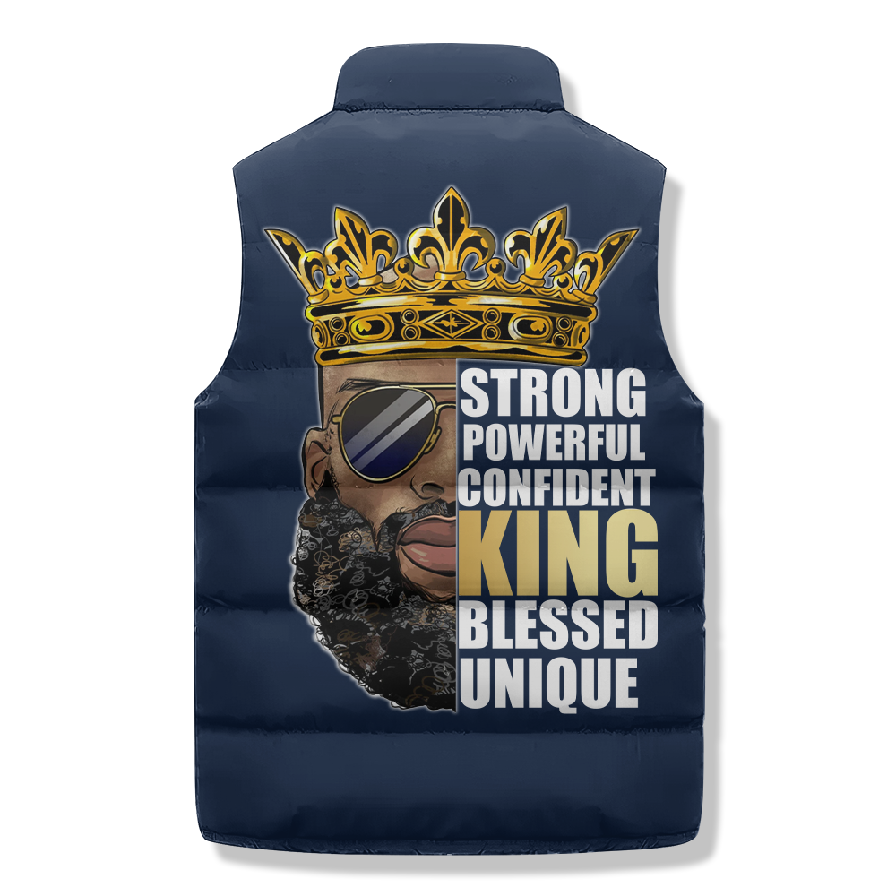 Puffer Vest - November Birthday Gifts, Custom Birthday Gift, Kings Are Born In November