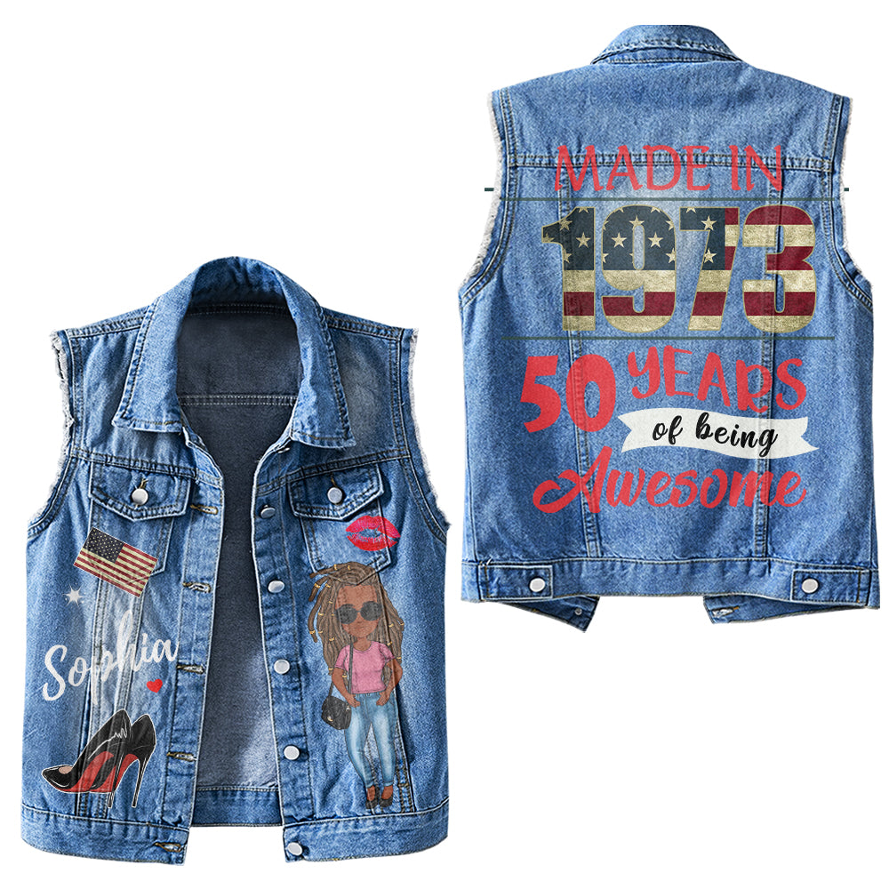 Denimvest - Personalised 50th Birthday Gifts, Gift Ideas 50th Birthday Woman