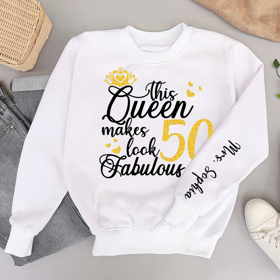 Personalised 50th Birthday Gifts, Gift Ideas 50th Birthday Woman-This Queen makes look 50 fabulous