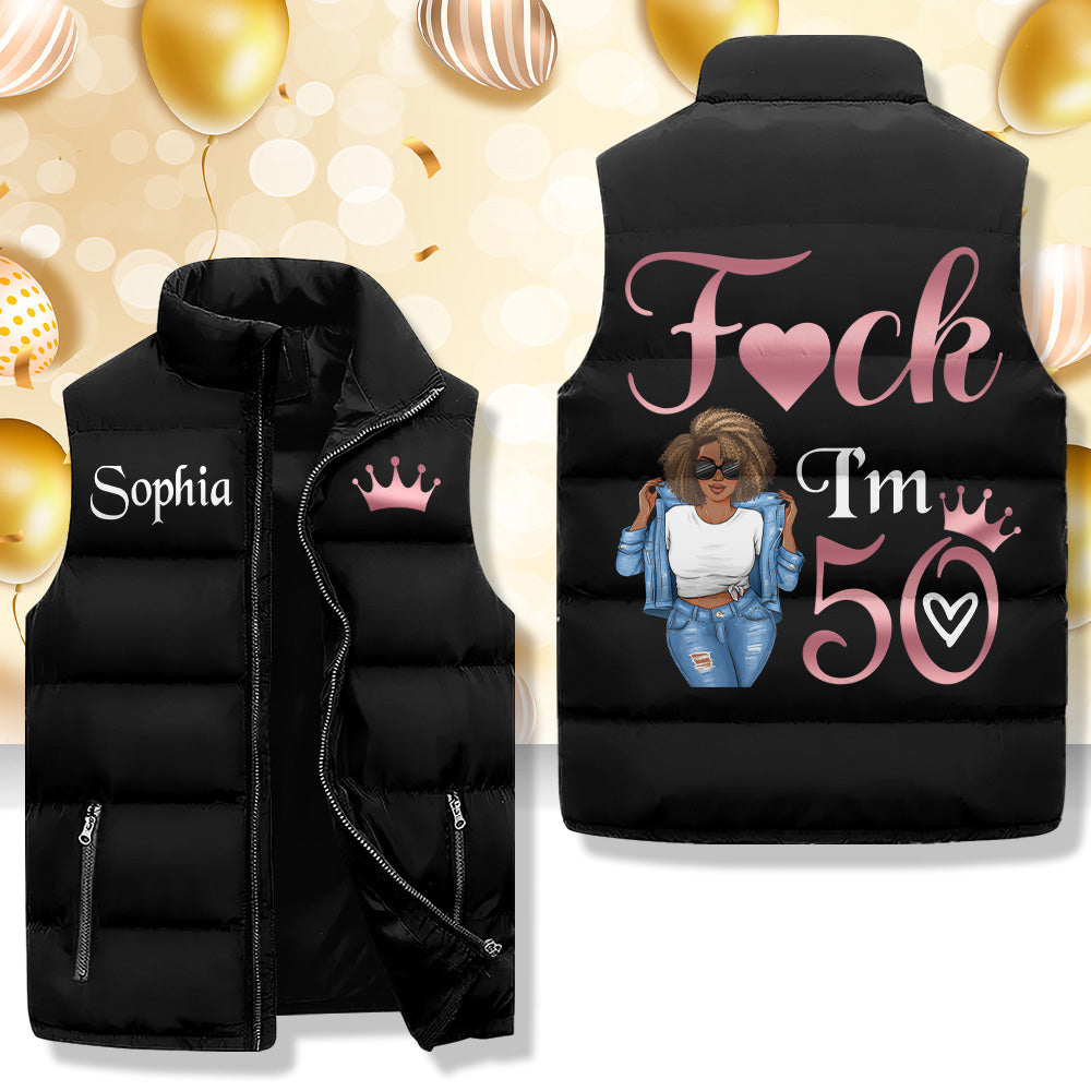 Puffer Vest - Personalised 50th Birthday Gifts, Gift Ideas 50th Birthday Woman