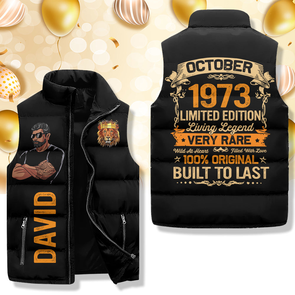 Puffer Vest - Personalised 50th Birthday Gifts, Gift Ideas 50th Birthday Man