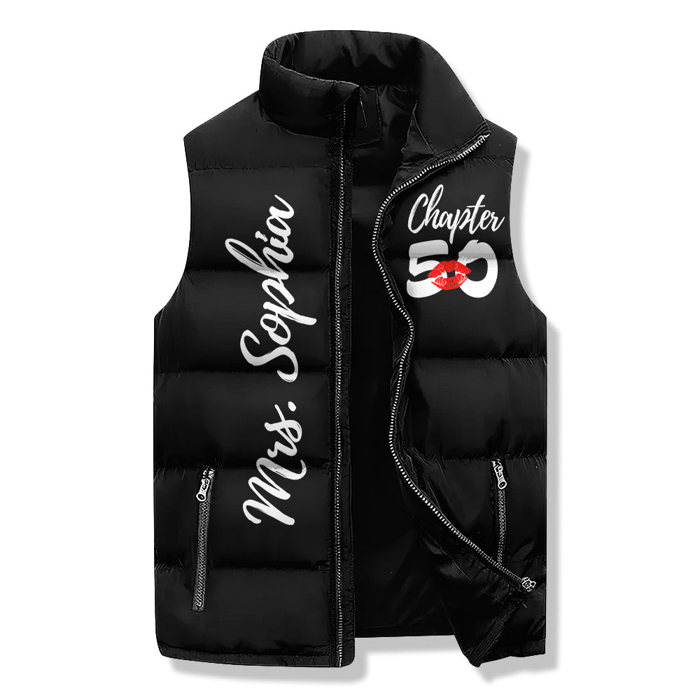 Puffer Vest - Personalised 50th Birthday Gifts, Gift Ideas 50th Birthday Woman