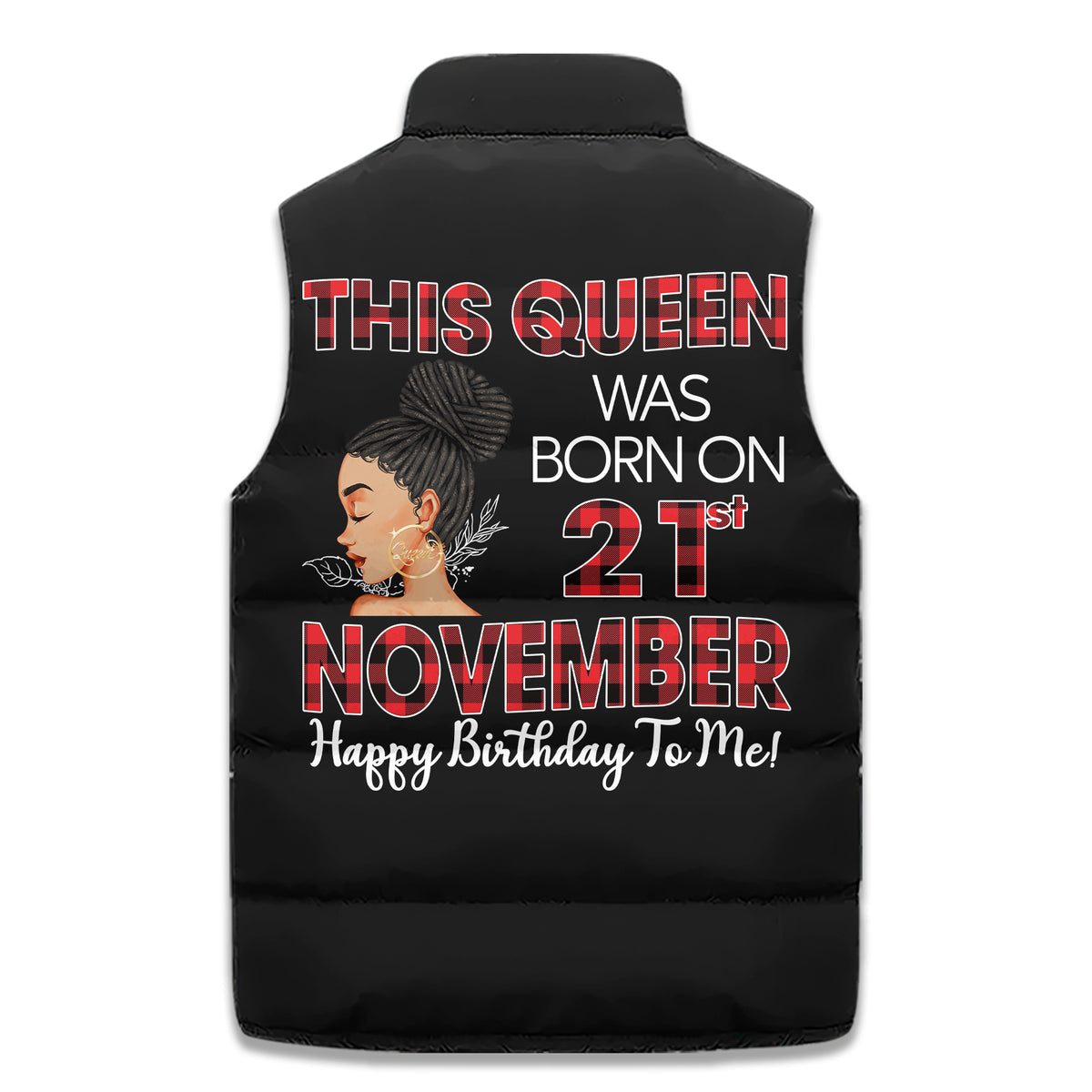 Puffer Vest - Personalized November Birthday Month, Gift Ideas For November Birthday