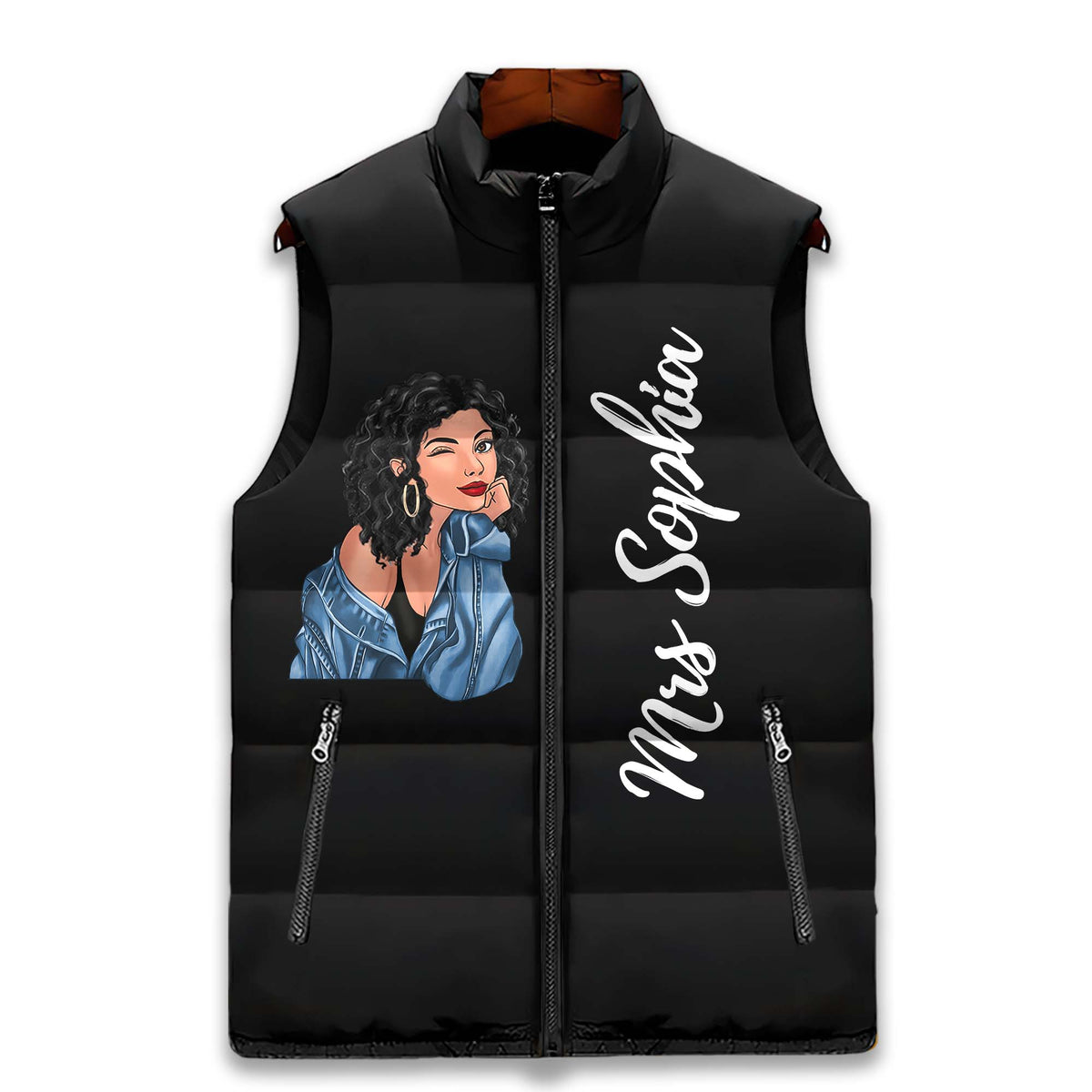 Puffer Vest - Personalized December Birthday Month, Gift Ideas For December Birthday For Girls