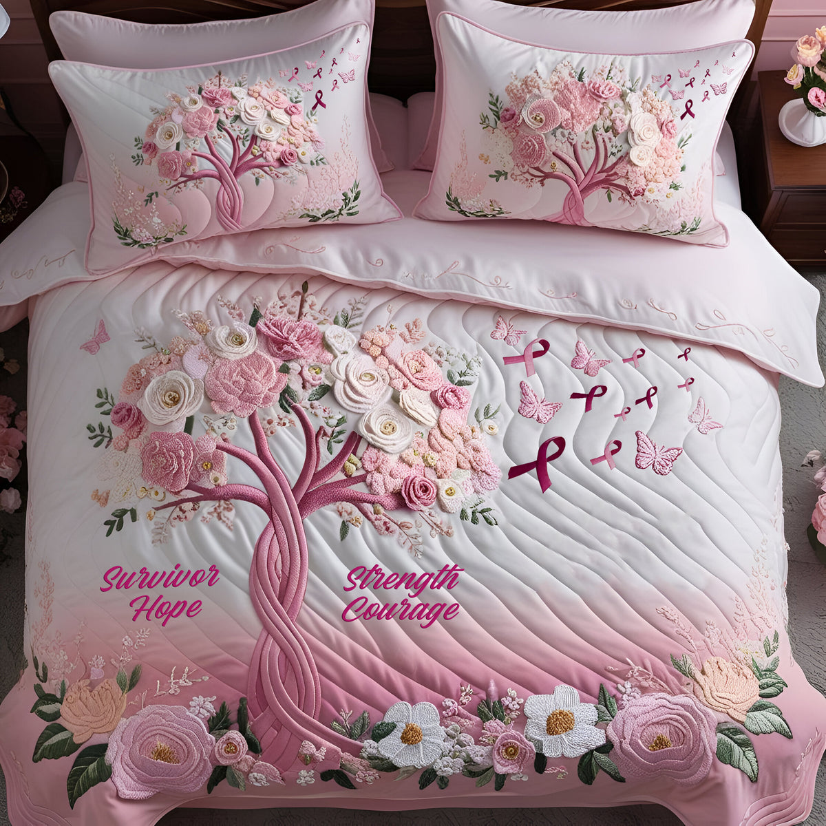 Premium 3-Piece Bedding Set YenPT ALK 253251