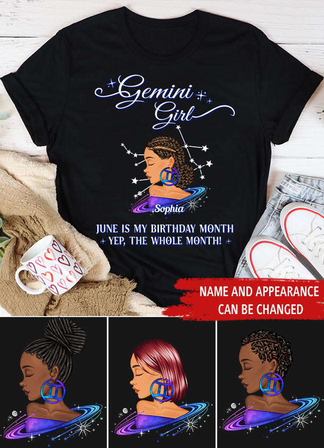 Custom Birthday Shirt, Gemini Zodiac T Shirt, Gemini Birthday Shirt, Gemini T Shirts For Ladies, Gemini Queen T Shirt