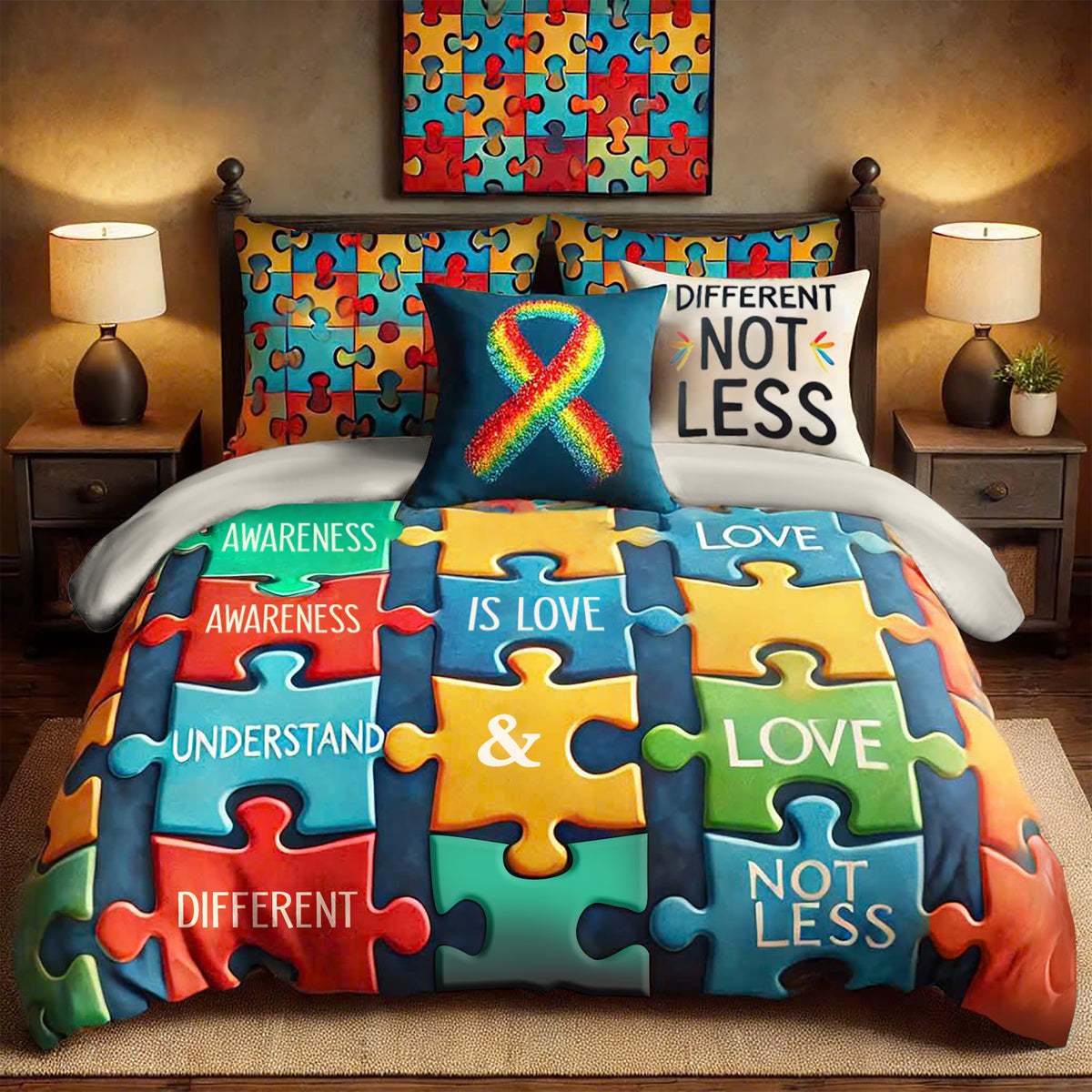 Premium 3-Piece Bedding Set YenPT ALK 73252