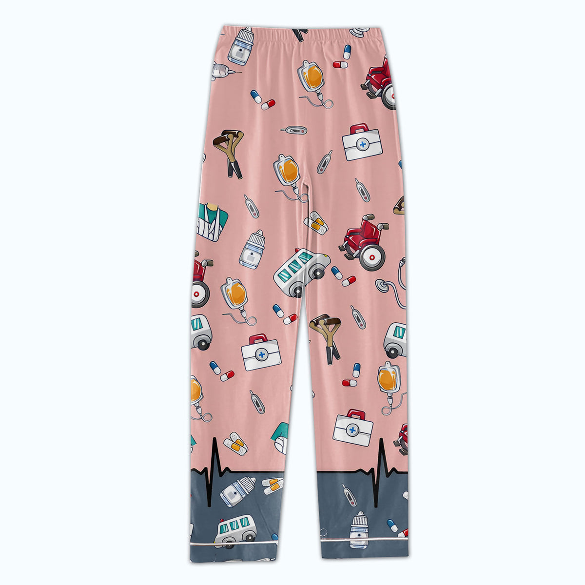 Personalized Women's Pajama Set, Gift For Nurse - Love Nurse Life, It's a beautiful day to save lives