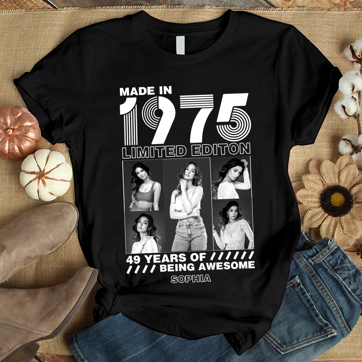 49th Birthday Shirts, Custom Birthday Shirts, Turning 49 Shirt, Gifts For Women Turning 49, 49 And Fabulous Shirt -YPT-TLT