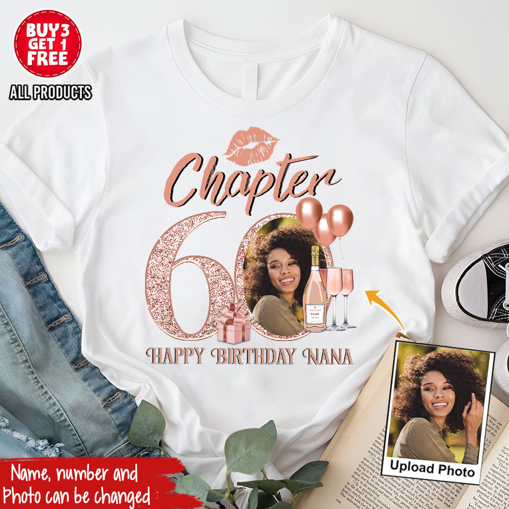 60th Birthday Shirts, Custom Birthday Shirts, Turning 60 Shirt, Gifts For Women Turning 60, 60 And Fabulous Shirt, 60th Birthday Shirts For Her-YPT-ALK