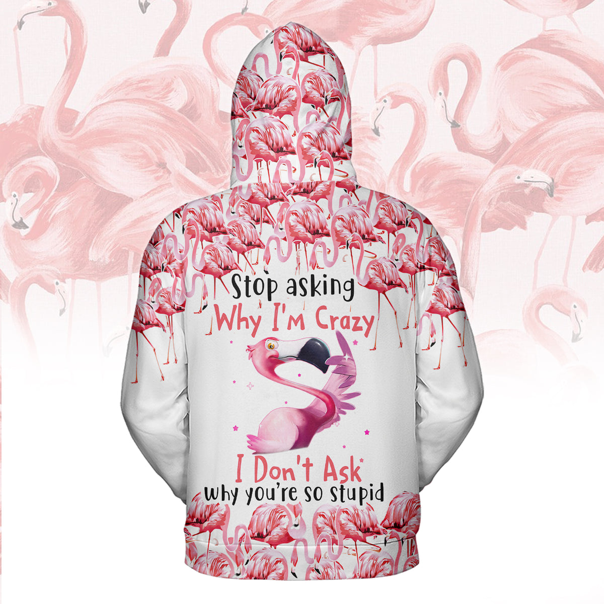 Hoodie - Personalized Gift Ideas For Flamingo Lovers