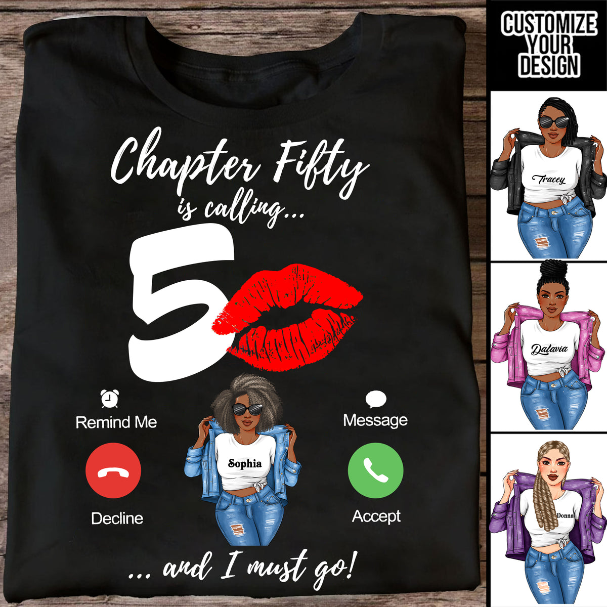 50th Birthday Shirts, Custom Birthday Shirts, Turning 50 Shirt, Gifts For Women Turning 50, 50 And Fabulous Shirt, 50th Birthday Shirts For Her-YPT-ALK