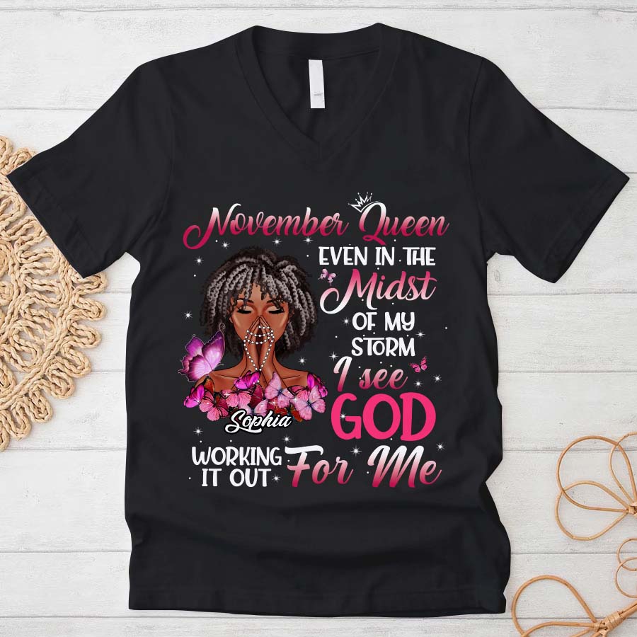 November Birthday Shirt, Custom Birthday Shirt, Queens Born In November, November Birthday Shirts For Woman, November Birthday Gifts