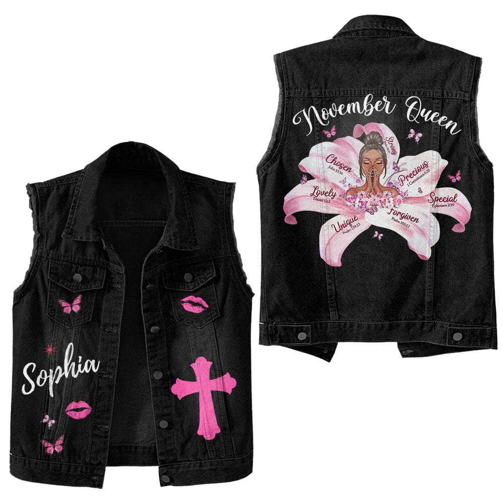 Puffer Vest - November Birthday Gifts, Custom Birthday Gift, Queens Are Born In November