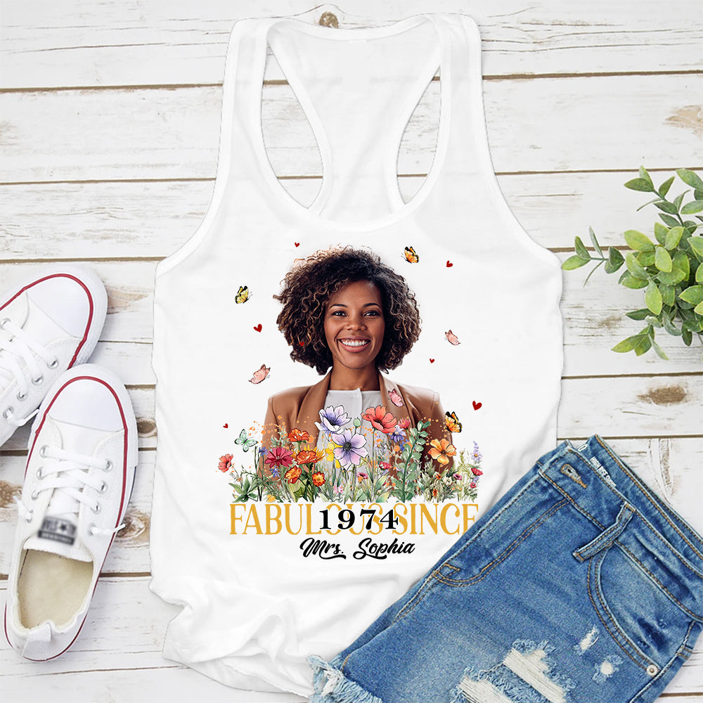 50th Birthday Shirts, Custom Birthday Shirts, Turning 50 Shirt, Gifts For Women Turning 50, 50 And Fabulous Shirt, 1974 Shirt - ALK