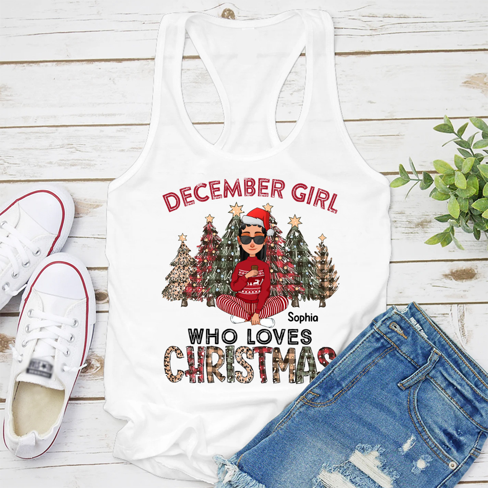 December Christmas Shirt, Custom Christmas Shirt, Queen Was Born In December, December Christmas Shirts For Woman, December Christmas Gifts