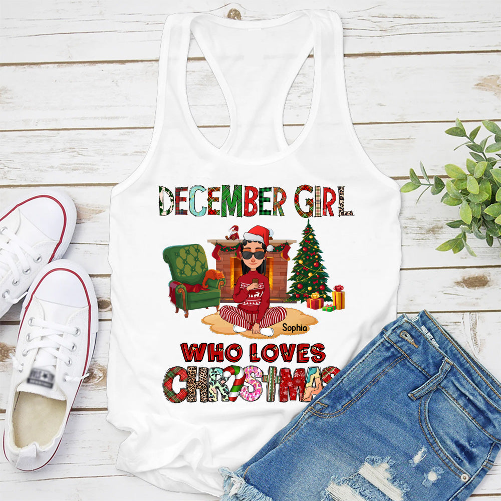 December Christmas Shirt, Custom Christmas Shirt, Queen Was Born In December, December Christmas Shirts For Woman, December Christmas Gifts