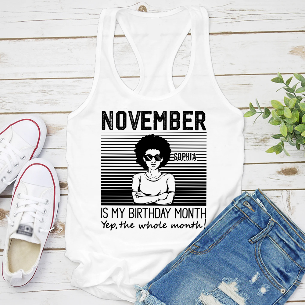 November Birthday Shirt, Custom Birthday Shirt, Queen Was Born In November, November Birthday Shirts For Woman, November Birthday Gifts