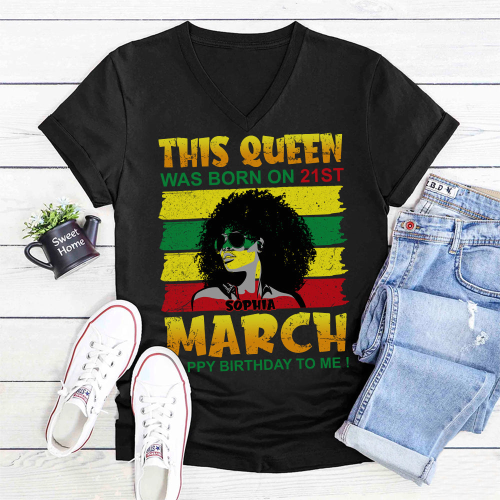 Custom Birthday Shirt, March Birthday Shirts For Woman, March Birthday Gifts