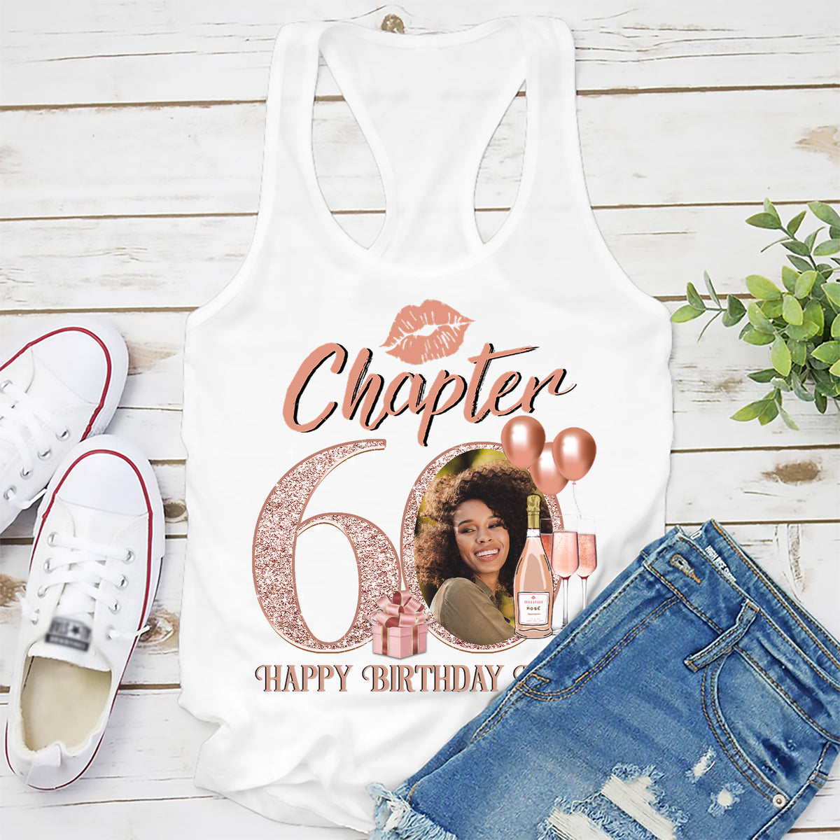60th Birthday Shirts, Custom Birthday Shirts, Turning 60 Shirt, Gifts For Women Turning 60, 60 And Fabulous Shirt, 60th Birthday Shirts For Her-YPT-ALK