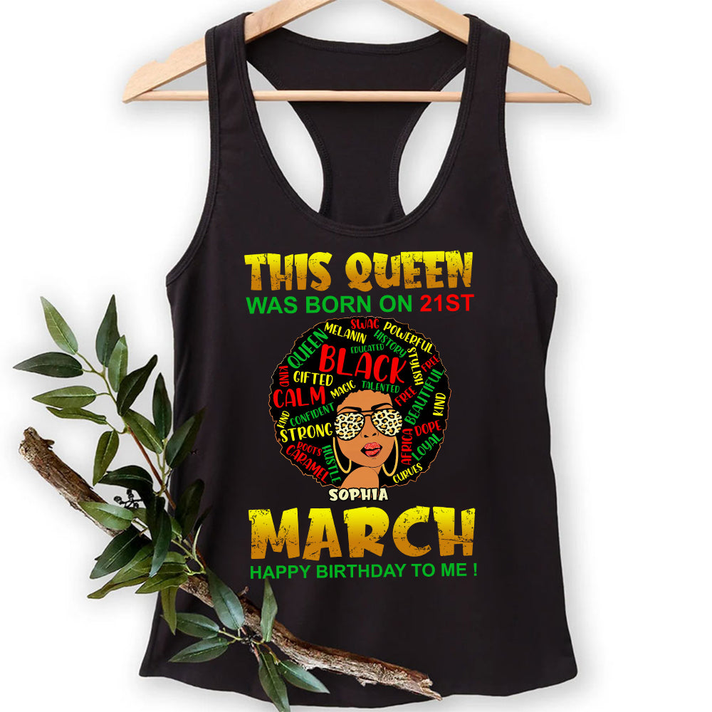 Custom Birthday Shirt, March Birthday Shirts For Woman, March Birthday Gifts