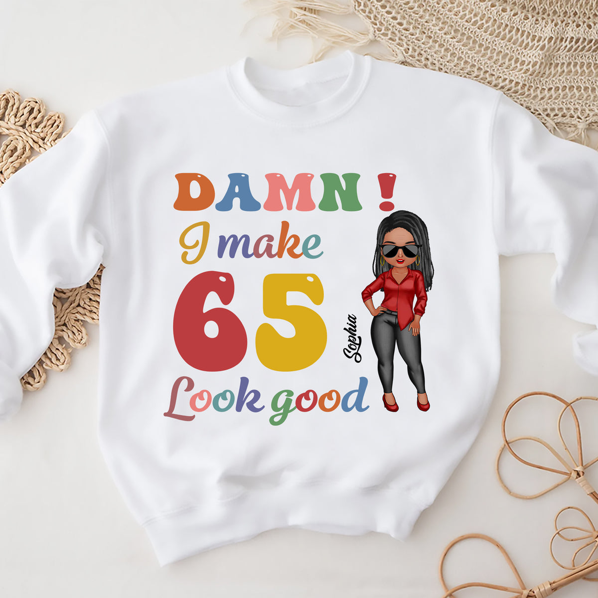 65th Birthday Shirts, Custom Birthday Shirts, Turning 65 Shirt, Gifts For Women Turning 65, 65 And Fabulous Shirt, 1959 Shirt - ALK