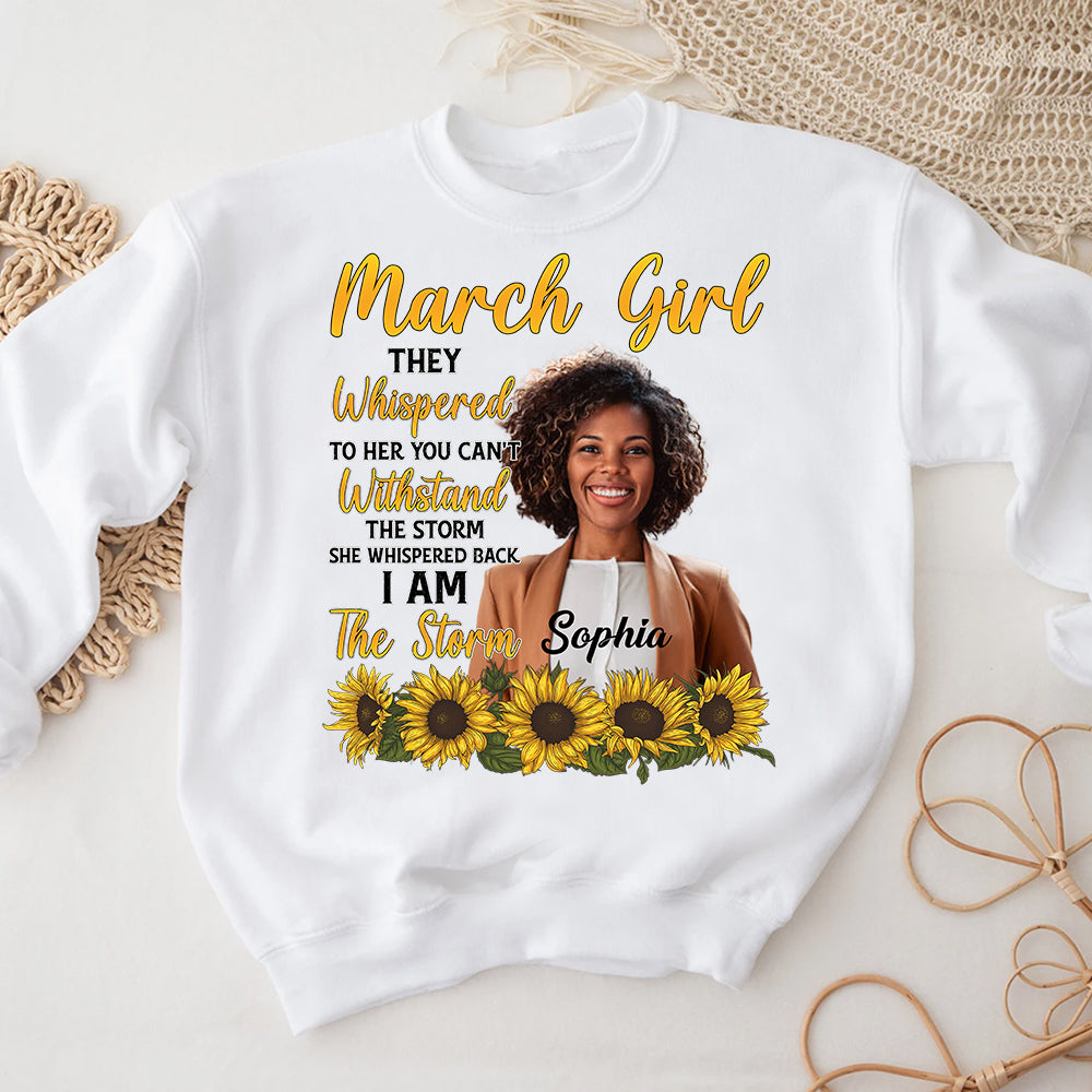 Custom Birthday Shirt, March Birthday Shirts For Woman, March Birthday Gifts