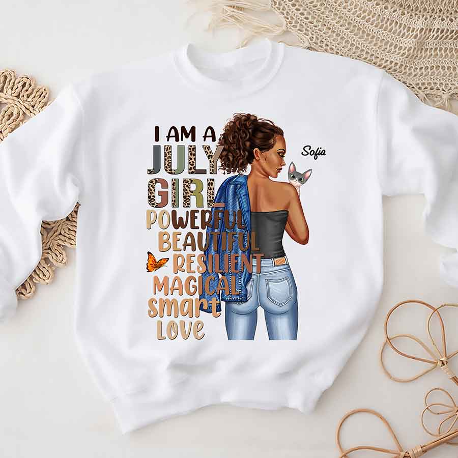 July Birthday Shirt, Custom Birthday Shirt, Queens Born In July, July Birthday Shirts For Woman, July Birthday Gifts -YPT-ALK