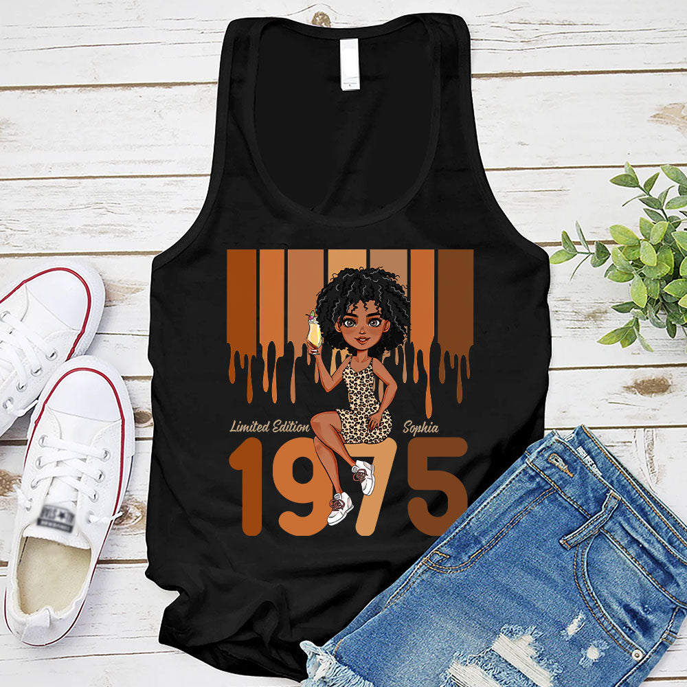 50th Birthday Shirts For Her, Personalised 50th Birthday Gifts, 1975 T Shirt, 50 And Fabulous Shirt, 50th Birthday Shirt Ideas, Gift Ideas 50th Birthday Woman -YPT-HMT