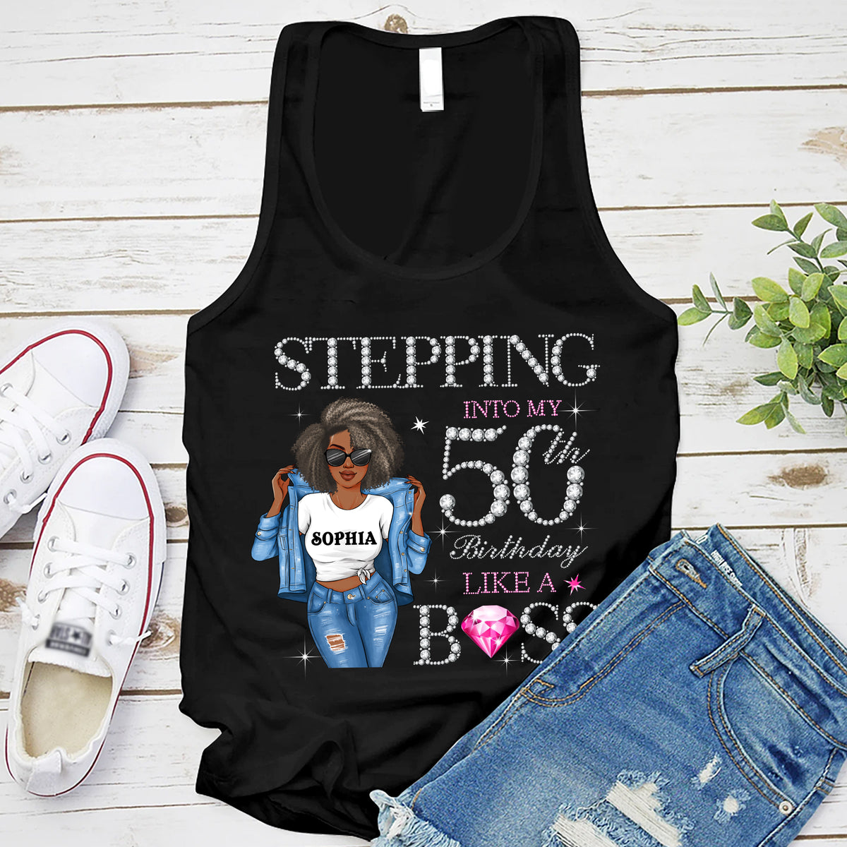 50th Birthday Shirts, Custom Birthday Shirts, Turning 50 Shirt, Gifts For Women Turning 50, 50th Birthday Shirts For Her-YPT-HMT