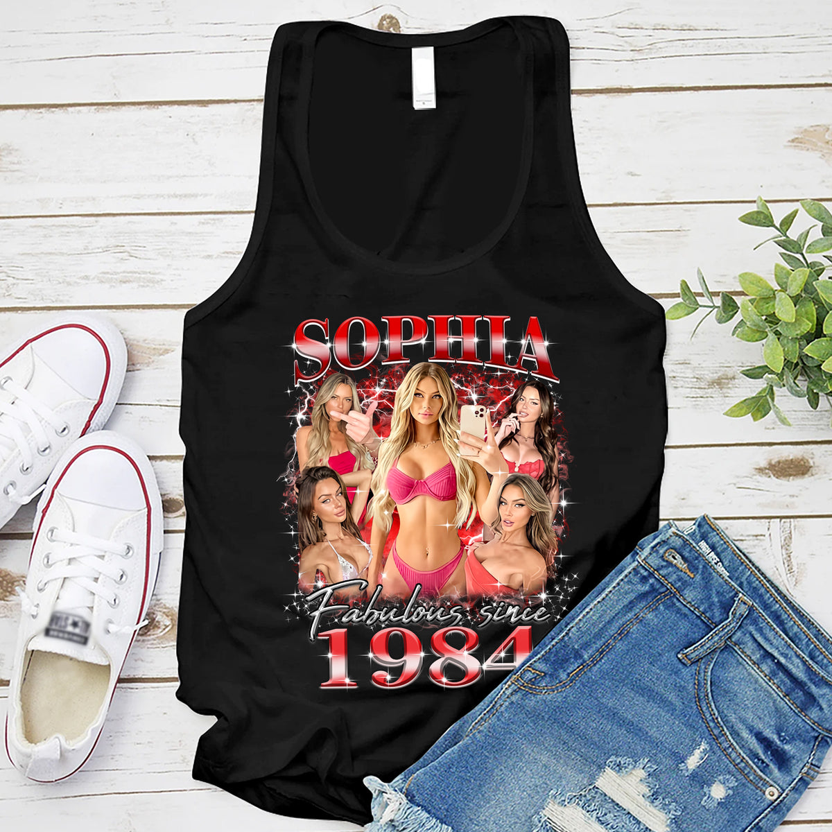 40th Birthday Shirts, Custom Birthday Shirts, Turning 40 Shirt, Gifts For Women Turning 40, 40 And Fabulous Shirt, 1984 Shirt, 40th Birthday Shirts For Her-YPT-HMT