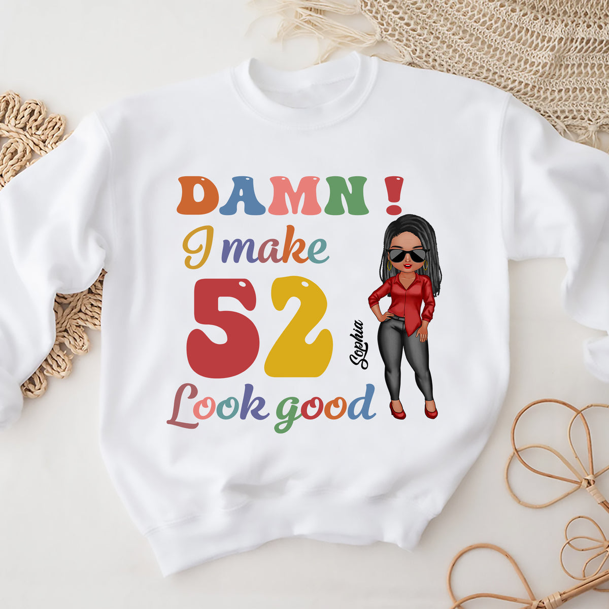 52nd Birthday Shirts, Custom Birthday Shirts, Turning 52 Shirt, Gifts For Women Turning 52, 52 And Fabulous Shirt, 1972 Shirt - ALK