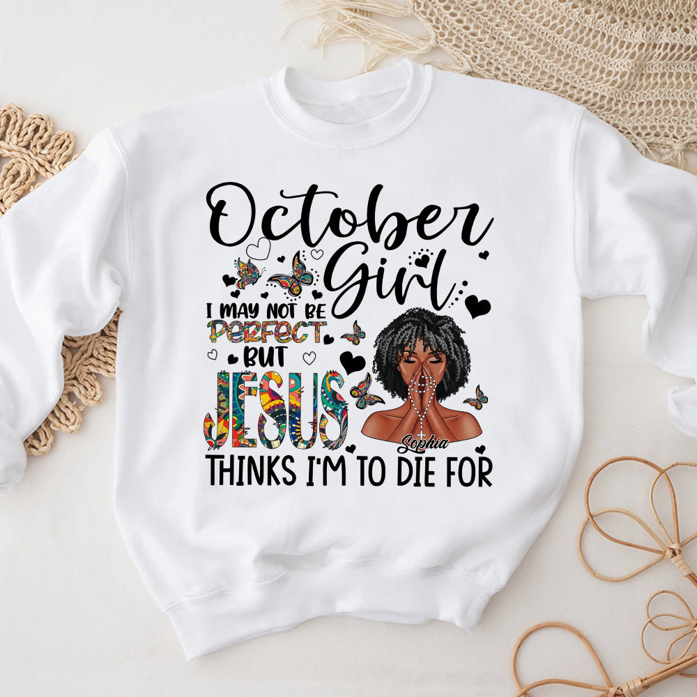 Personalized October Birthday Shirt, Custom Birthday Shirt, Queens are Born In October, October Birthday Shirts For Woman, October Birthday Gifts-YPT-ALK