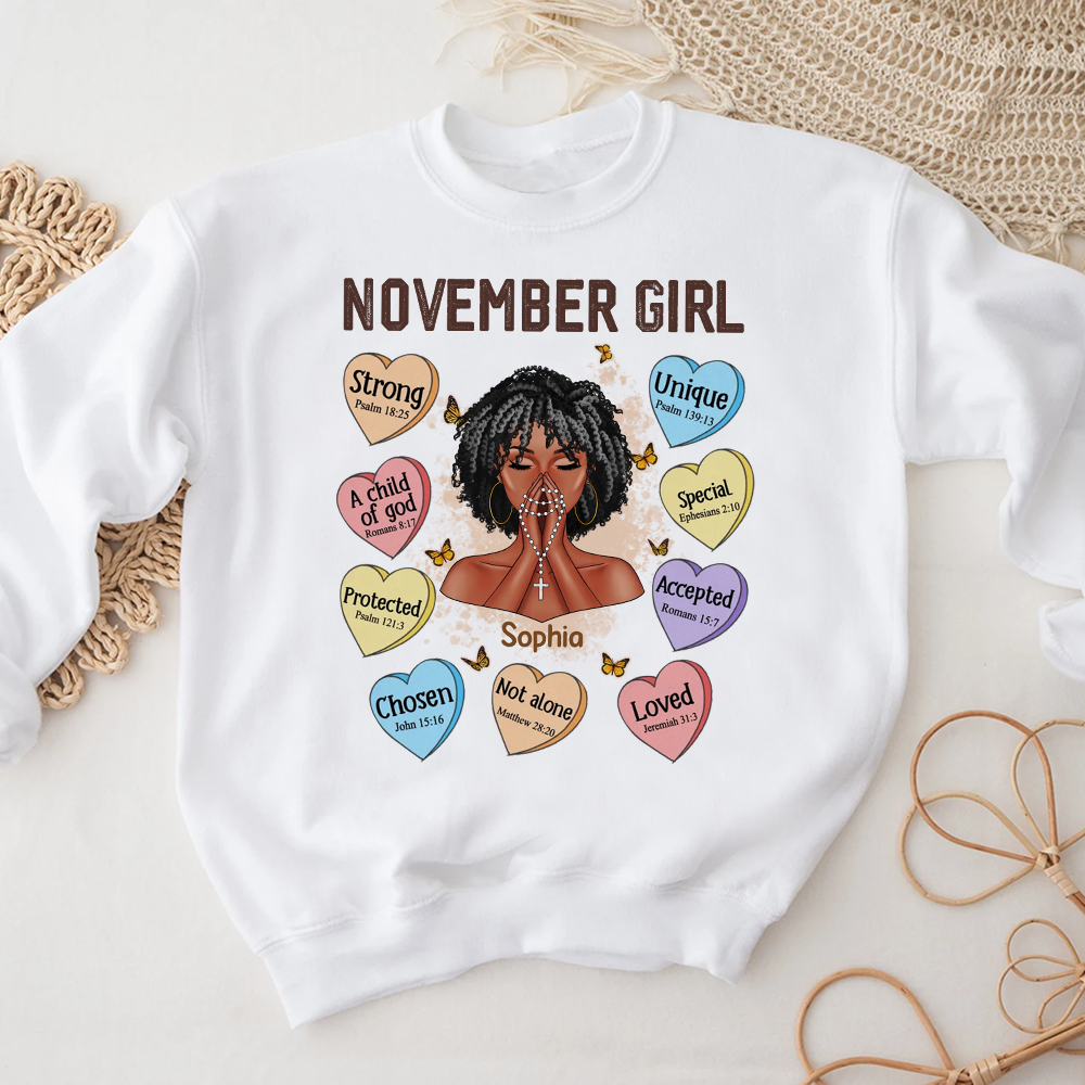 November Birthday Shirt, Custom Birthday Shirt, Queen Was Born In November, November Birthday Shirts For Woman, November Birthday Gifts