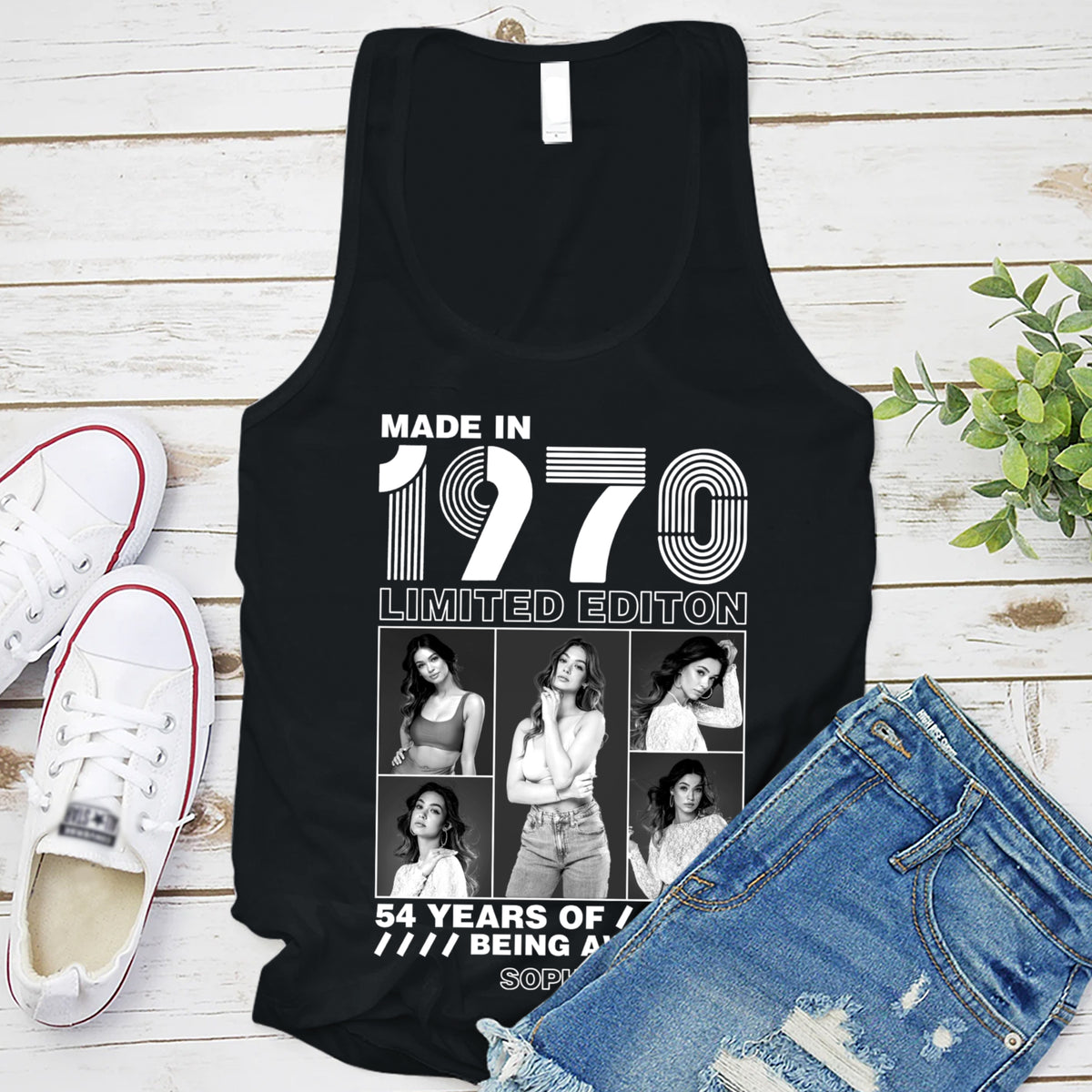 54th Birthday Shirts, Custom Birthday Shirts, Turning 54 Shirt, Gifts For Women Turning 54, 54 And Fabulous Shirt -YPT-TLT