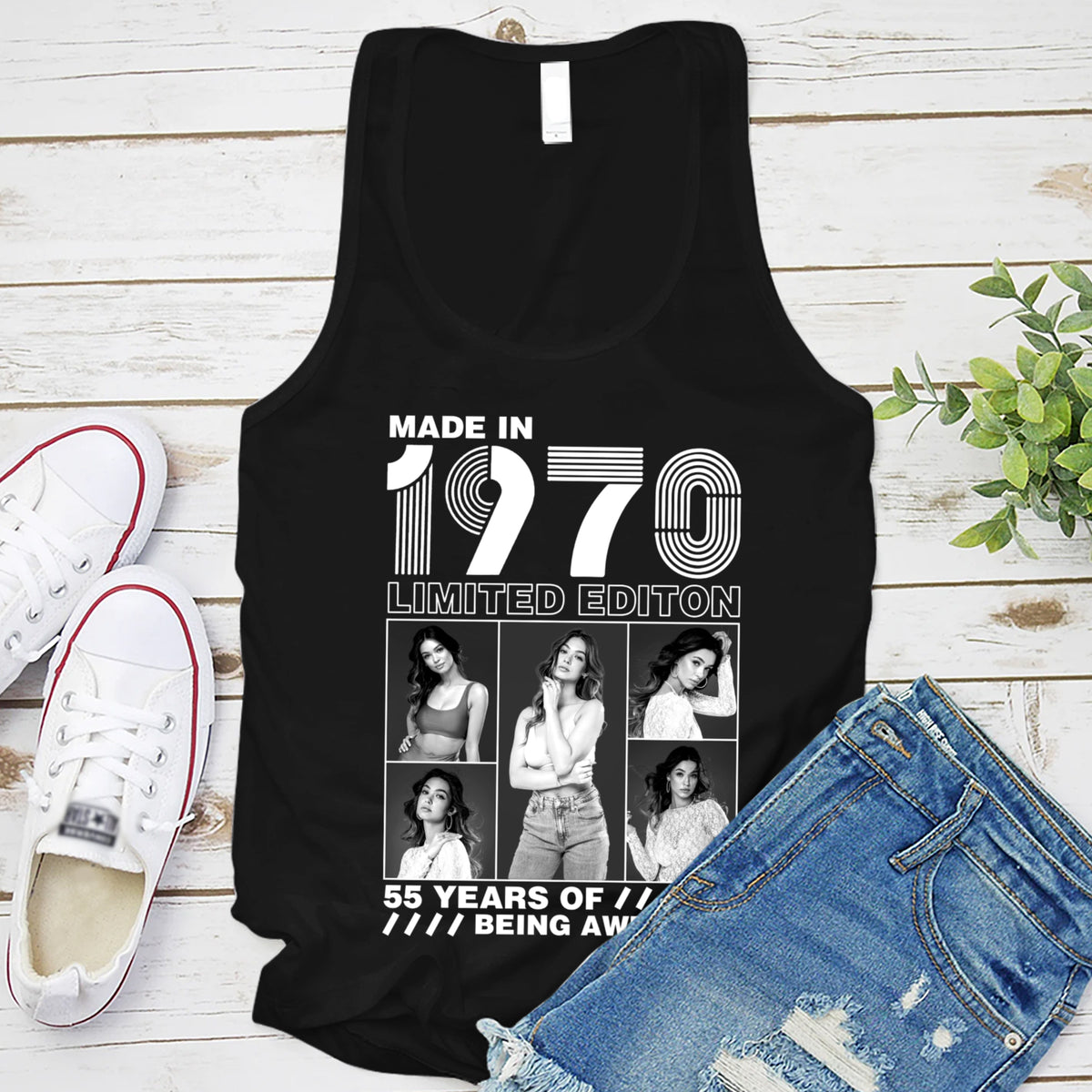 55th Birthday Shirts, Custom Birthday Shirts, Turning 55 Shirt, Gifts For Women Turning 55, 55 And Fabulous Shirt -YPT-TLT