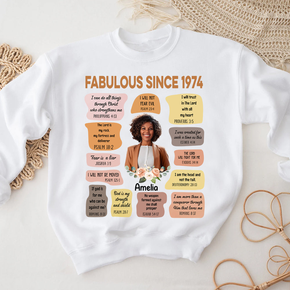 50th Birthday Shirts, Custom Birthday Shirts, Turning 50 Shirt, Gifts For Women Turning 50, 50 And Fabulous Shirt, 1974 Shirt - ALK