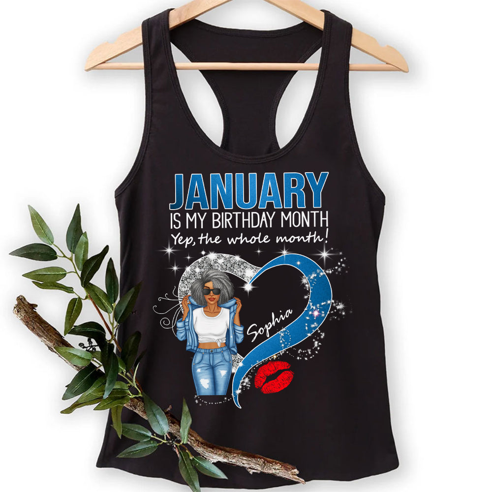 January Birthday Shirt, Custom Birthday Shirt, Queens Are Born In January, January Birthday Shirts For Woman, January Birthday Gifts